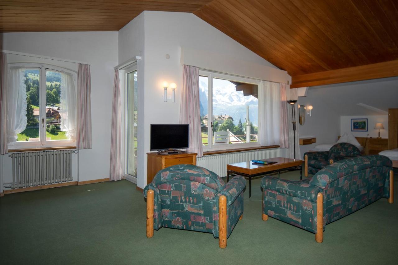 Hotel Berghaus Wengen Luaran gambar
